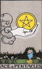 Ace of Pentacles (Inverse)