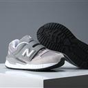 new balance新款紐巴倫童鞋530童鞋豬八革 KV530GGP銀灰白黑